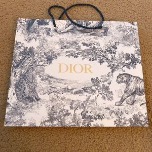 Dior shop bag